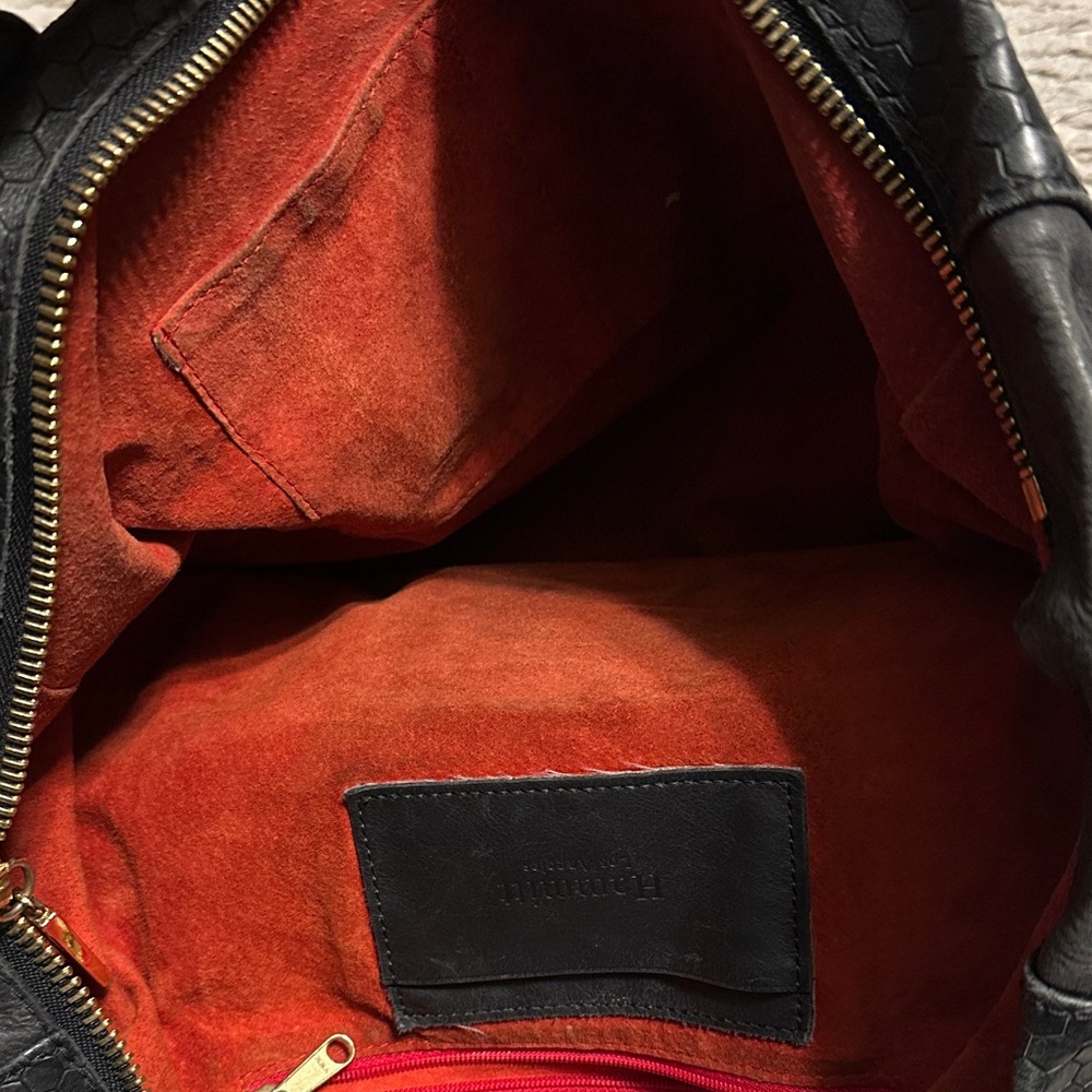 Hammitt large leather black tote bag - Picture 2 of 6